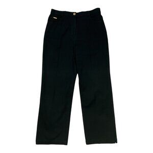 St John Sport Essentials Straight Leg Pants 4 Black